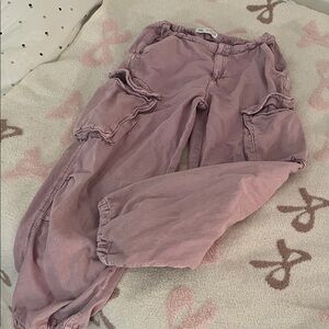✨ Zara Mauve Pink Cargo Pants ✨